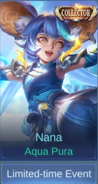 Aqua Pura skin preview in Nana skin table