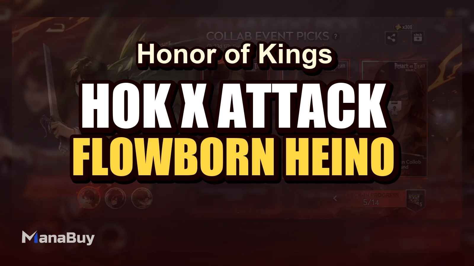 HOK x Attack on Titan Gratis-Belohnungen Guide: Flowborn, Heino und Hintergrund