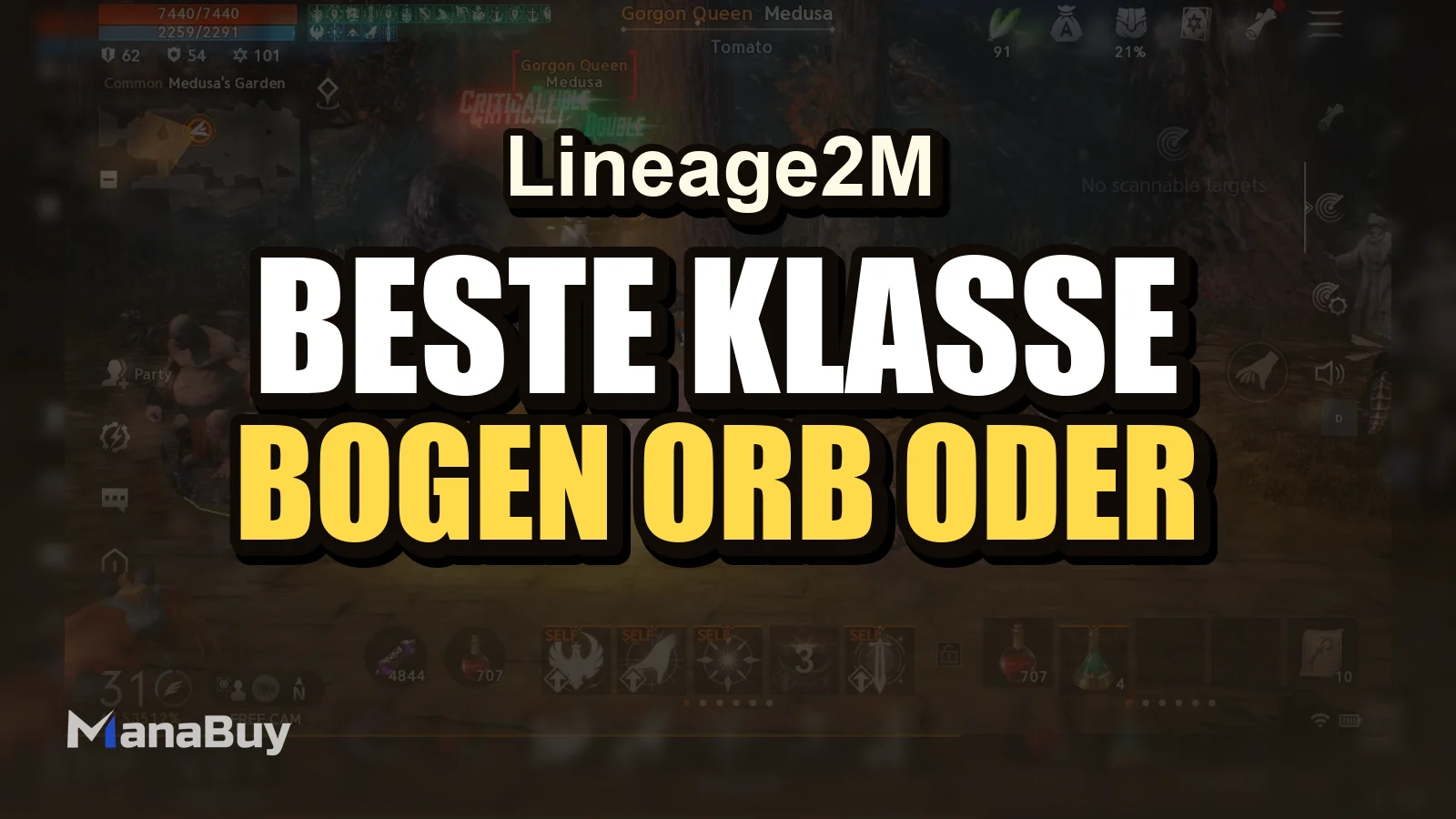 Lineage2M Beste Klasse für Anfänger: Bogen, Orb oder Stab?