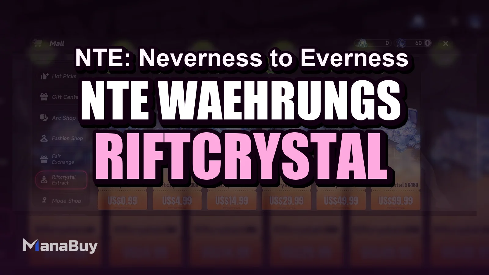 NTE Währungs-Guide: Riftcrystal, Annulith, Dice und Tri-Key