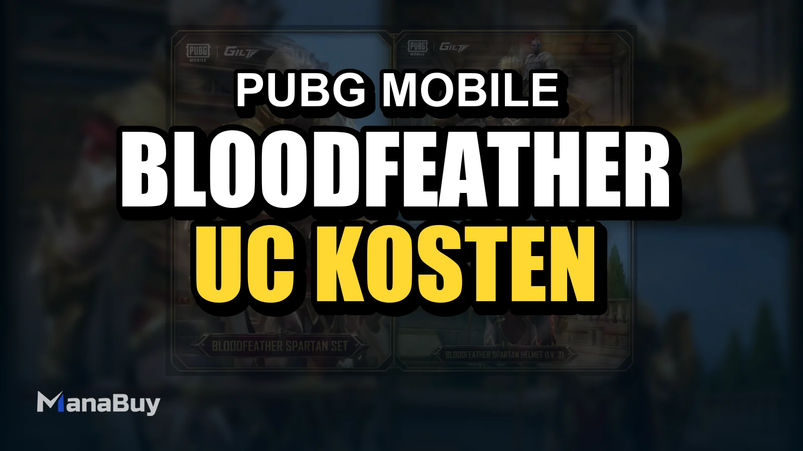 PUBG MOBILE Bloodfeather Spartan GILT Set: UC-Kosten und Belohnungen