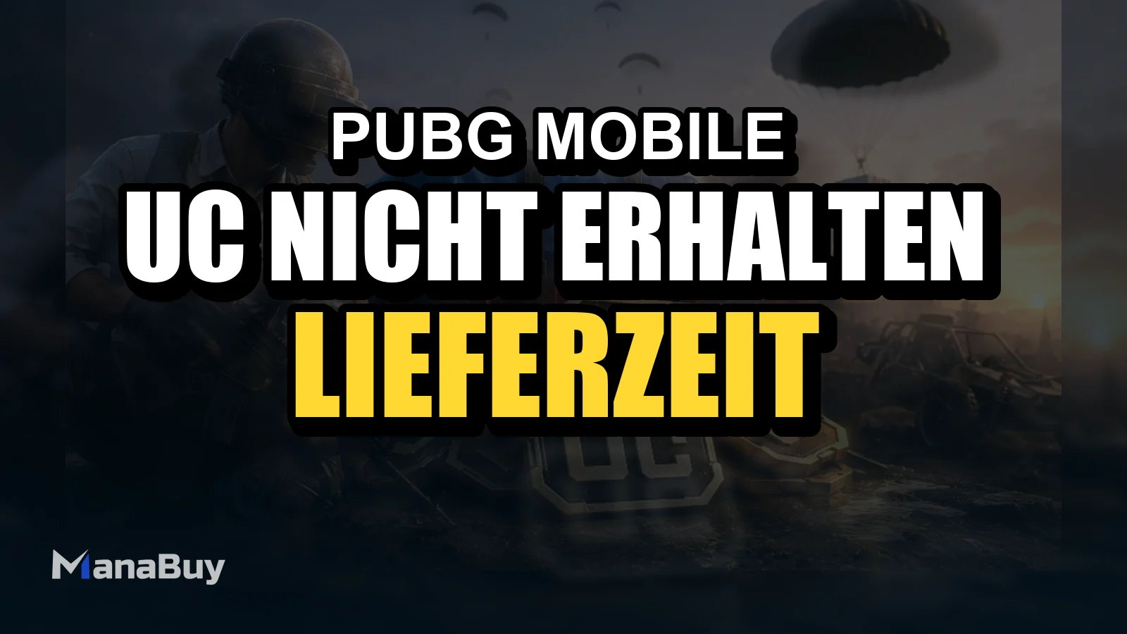PUBG MOBILE UC nicht erhalten: Lieferzeit und Prüfungen