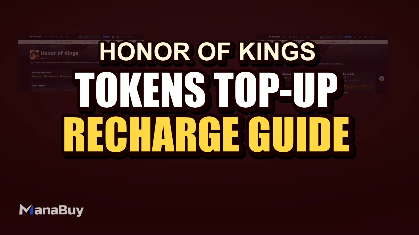 How to Top Up Honor of Kings Tokens: In-Game Recharge vs ManaBuy Guide