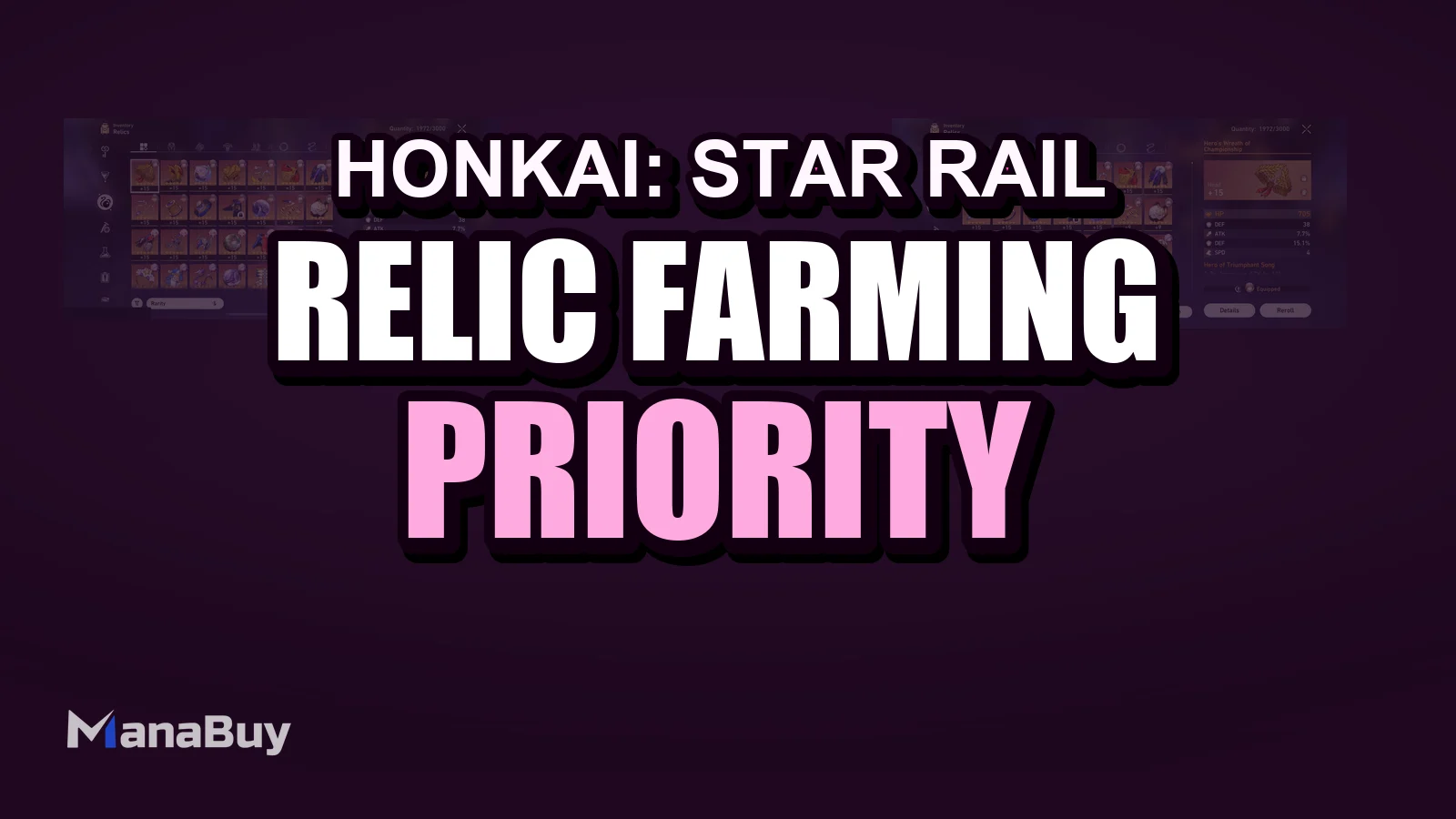 HSR Relic Farming Priority Guide: When To Farm and What To Keep