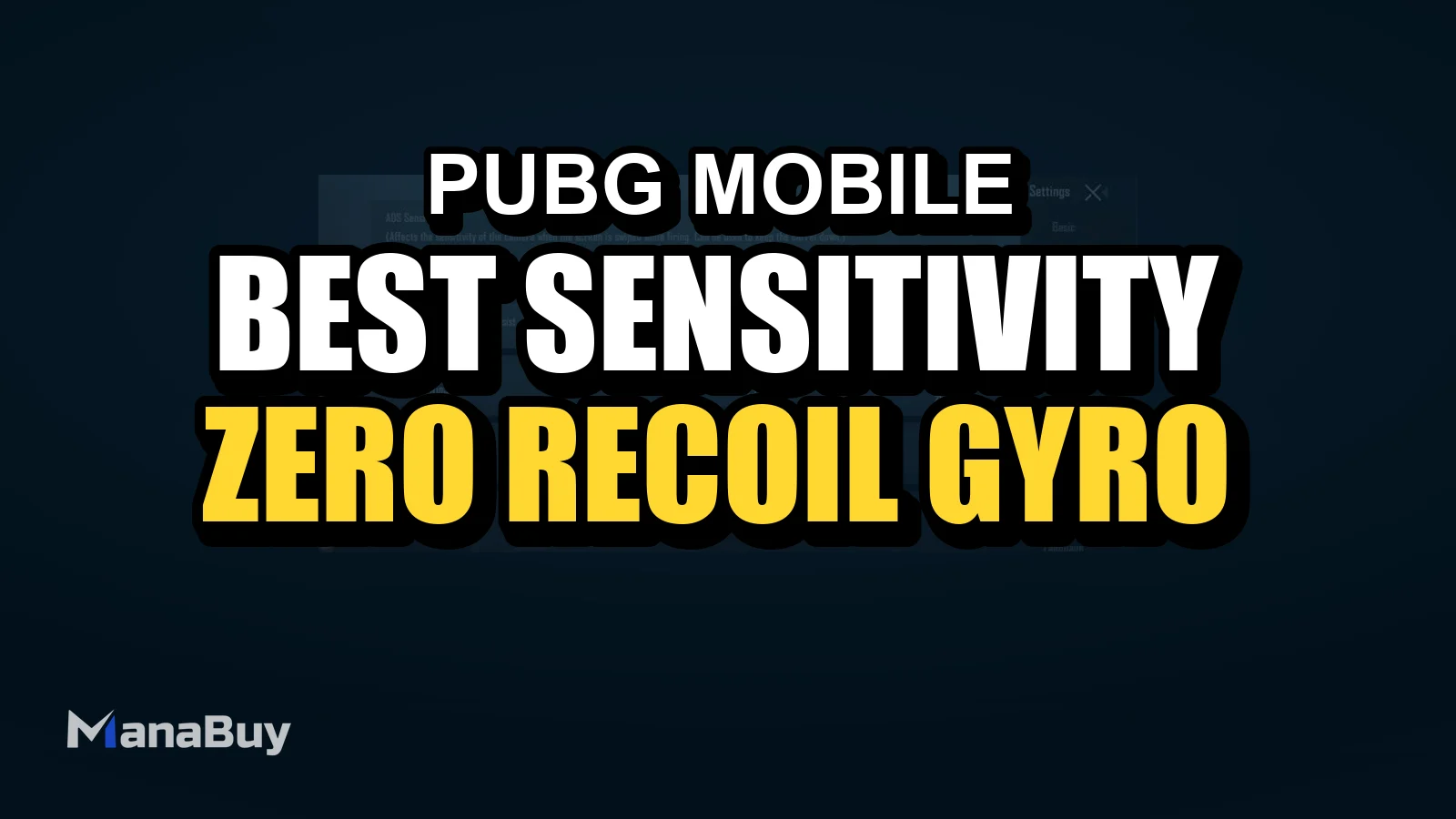 Best Sensitivity Settings for PUBG Mobile 5.1 (2026): Zero Recoil Gyro & ADS Guide