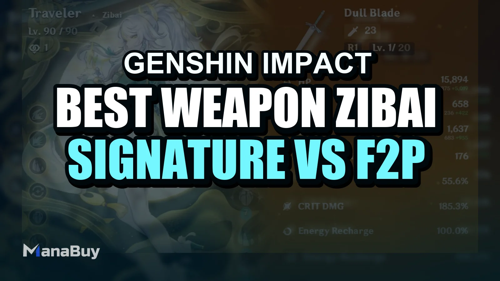 Best Weapon for Zibai in Genshin 6.3: Signature vs F2P Options