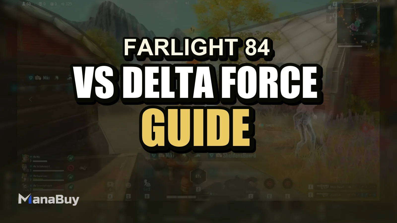 Farlight 84 vs Delta Force, Free Fire, and Arena Breakout – Which Shooter Reigns Supreme?