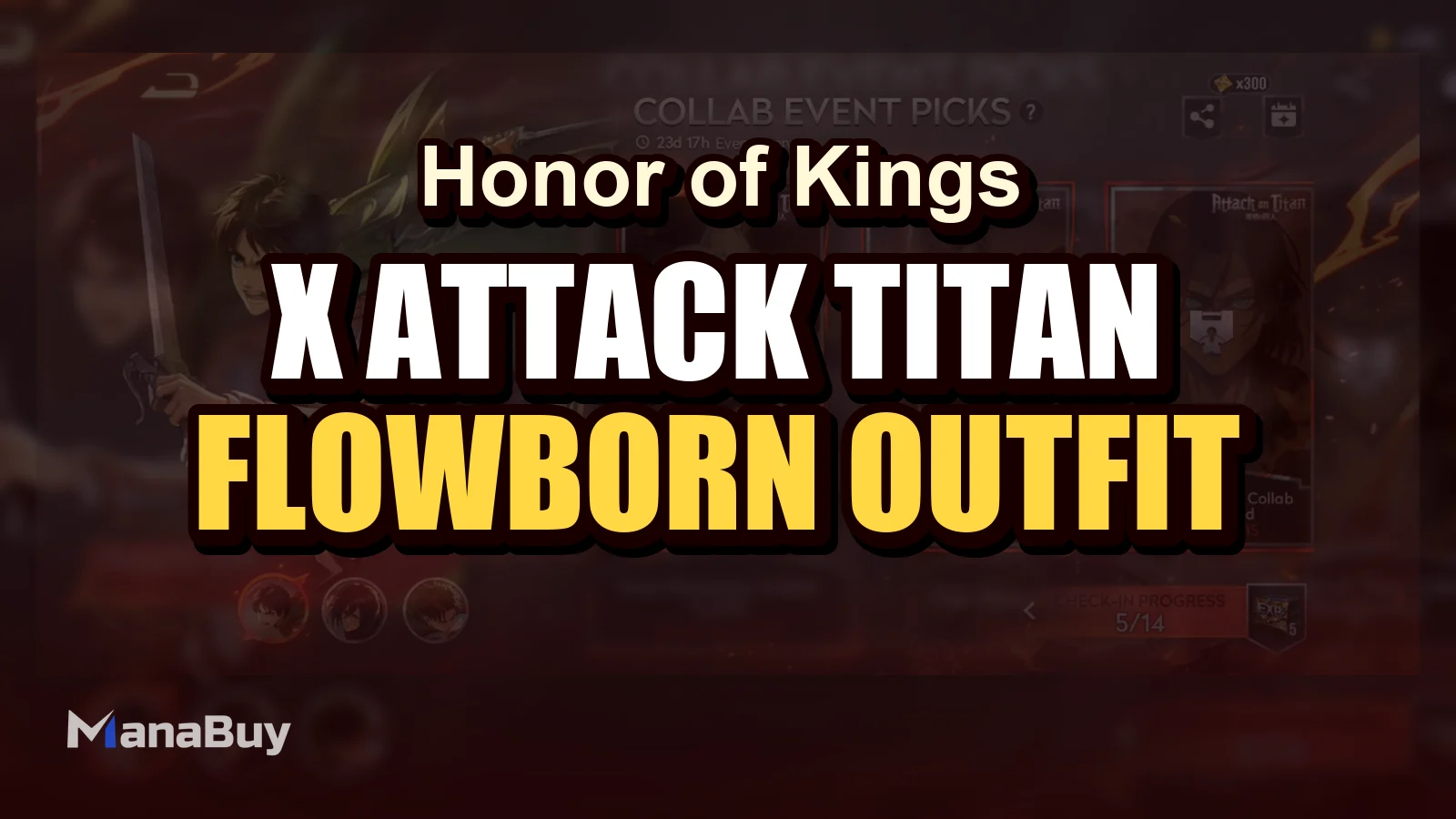 Honor of Kings x Attack on Titan Free Rewards Guide: Flowborn Outfit, Heino Skin, and Collab Background