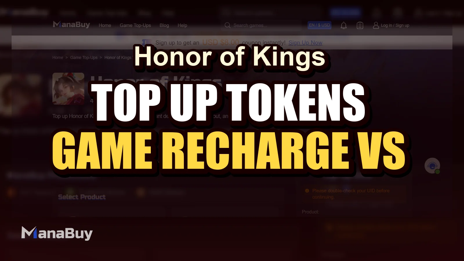 How to Top Up Honor of Kings Tokens: In-Game Recharge vs ManaBuy Guide