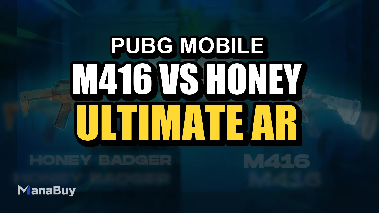 M416 vs. Honey Badger: The Ultimate AR Showdown in PUBG's 2026 Meta