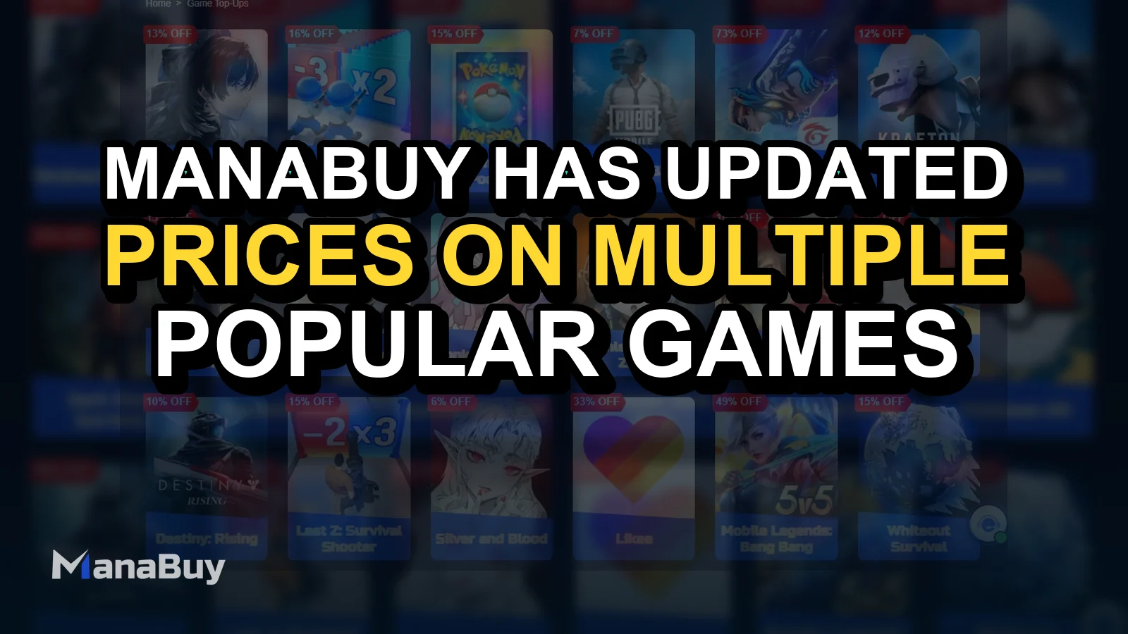 ManaBuy Has Updated Prices on Multiple Popular Games