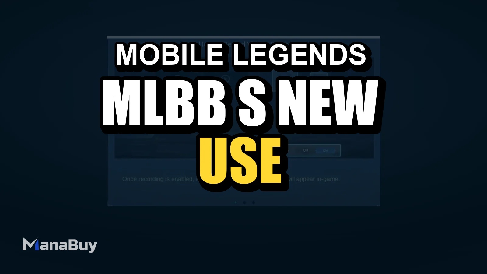 MLBB’s New Built-In Screen Recorder: How to Use It