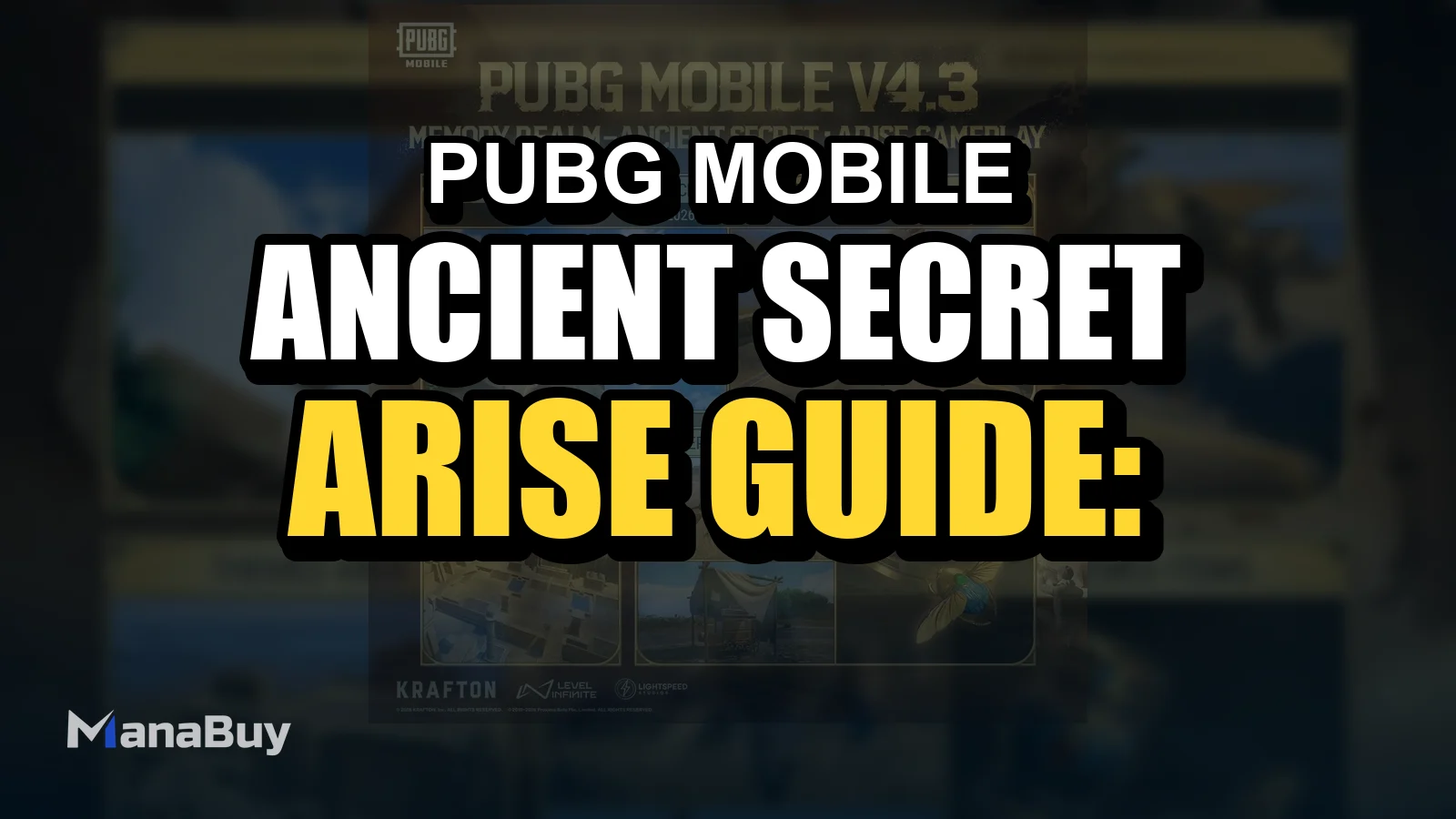 PUBG MOBILE Ancient Secret: Arise Guide: Rewards, Hot Drops, and Best Strategies