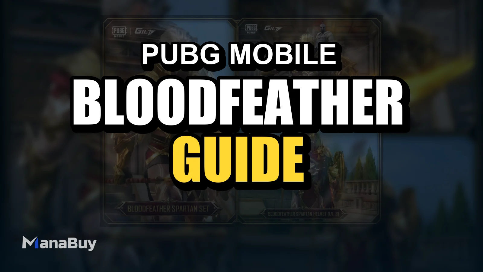 PUBG MOBILE Bloodfeather Spartan GILT Set Guide