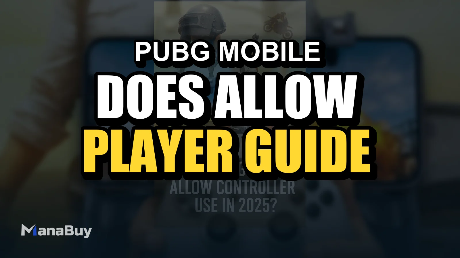 Does PUBG Mobile allow controller use in 2025