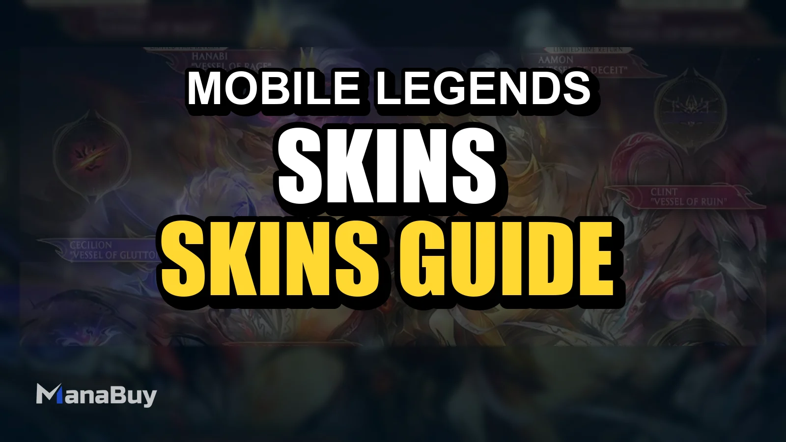 Limited draw historical MLBB guide cover