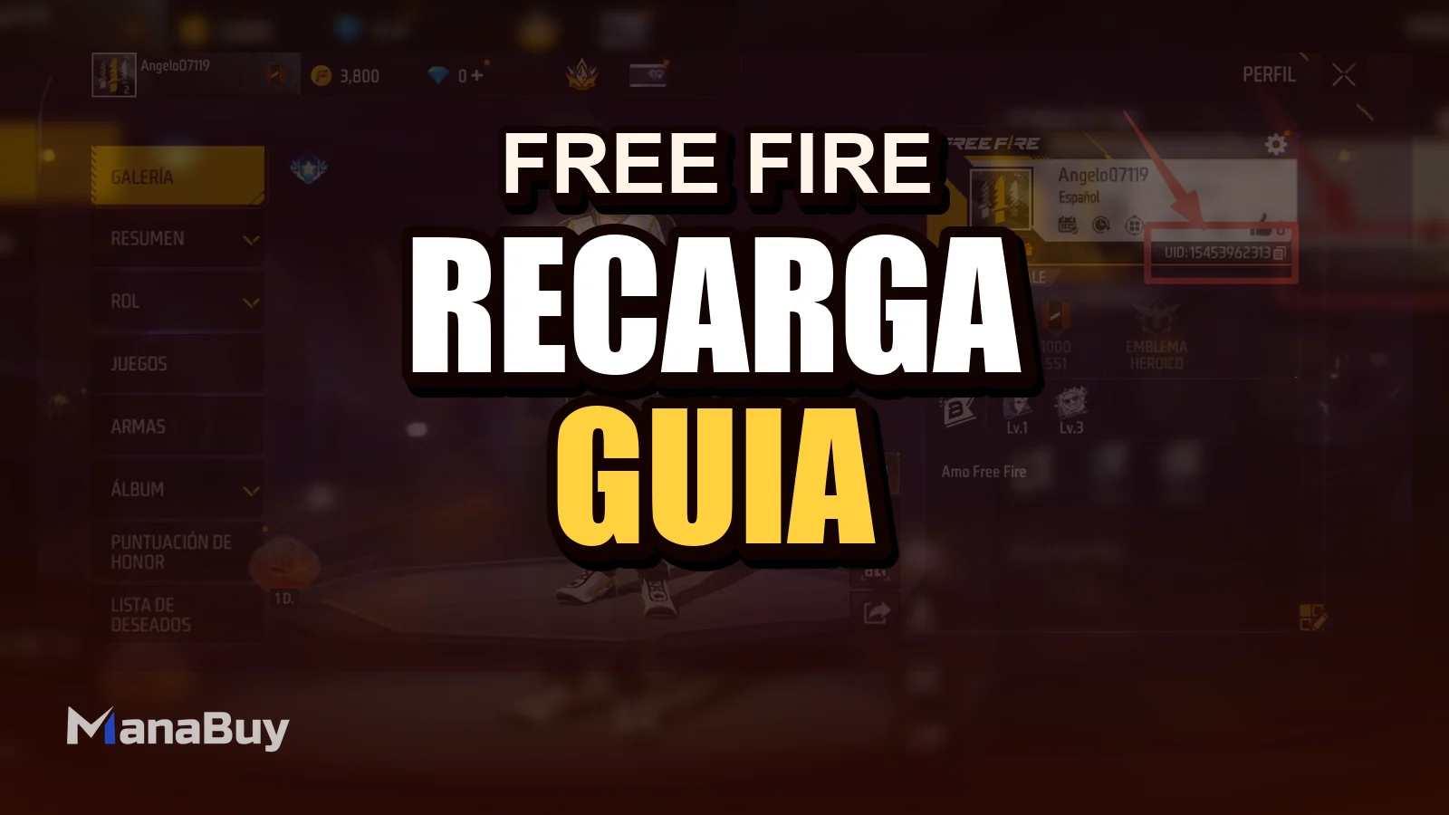 Cómo recargar diamantes en Free Fire de forma rápida