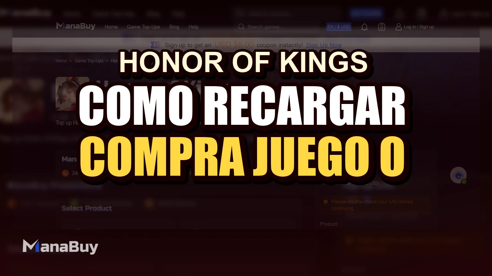 Cómo recargar Honor of Kings Tokens: compra en el juego o guía de ManaBuy