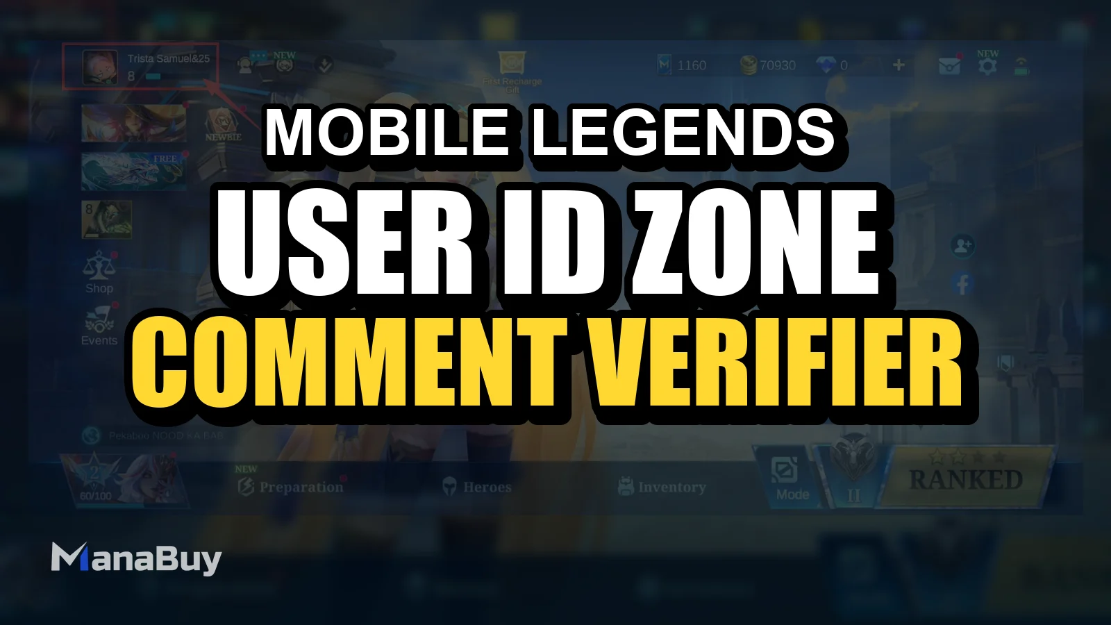 Guide User ID et Zone ID MLBB : comment vérifier vos IDs avant de recharger des Diamonds