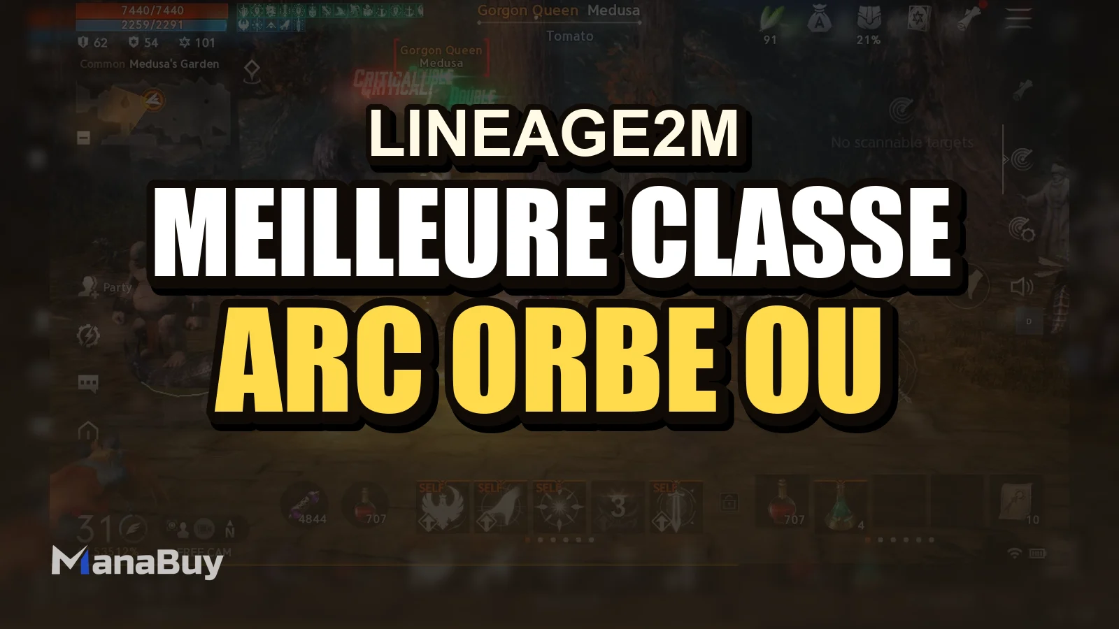 Lineage2M Meilleure Classe Débutant : Arc, Orbe ou Bâton?