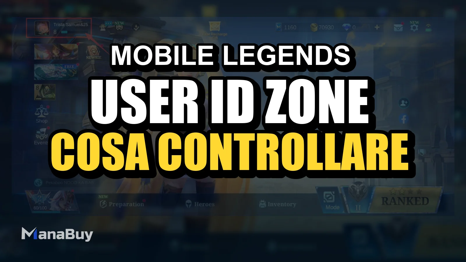 Guida a User ID e Zone ID MLBB: cosa controllare prima di ricaricare Diamonds