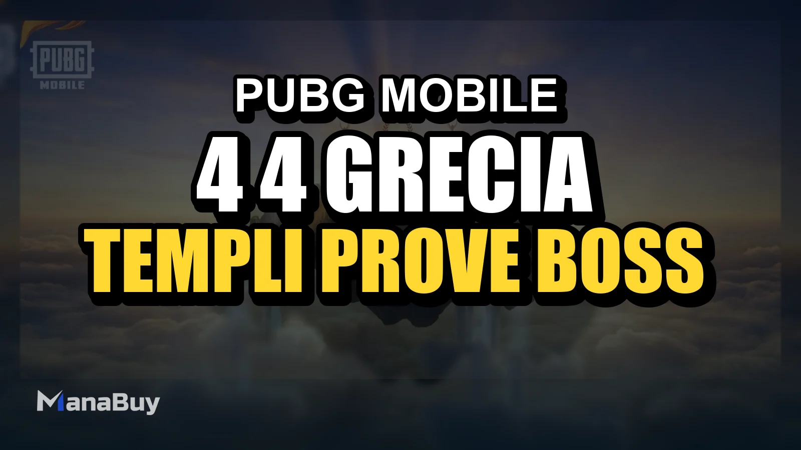Guida PUBG MOBILE 4.4 Grecia antica: templi, prove e boss