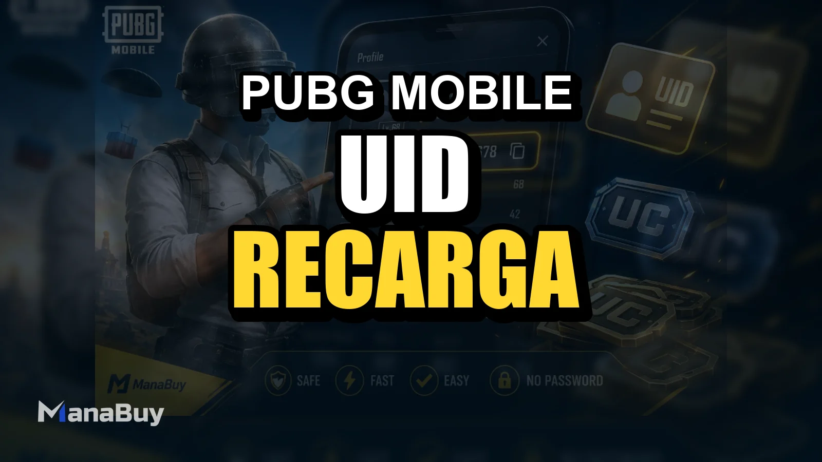 Como ver seu UID do PUBG MOBILE antes de comprar UC