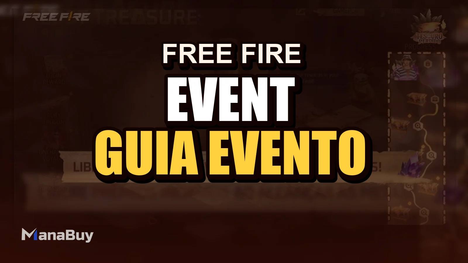 Evento Tesouro Perdido chega ao Free Fire