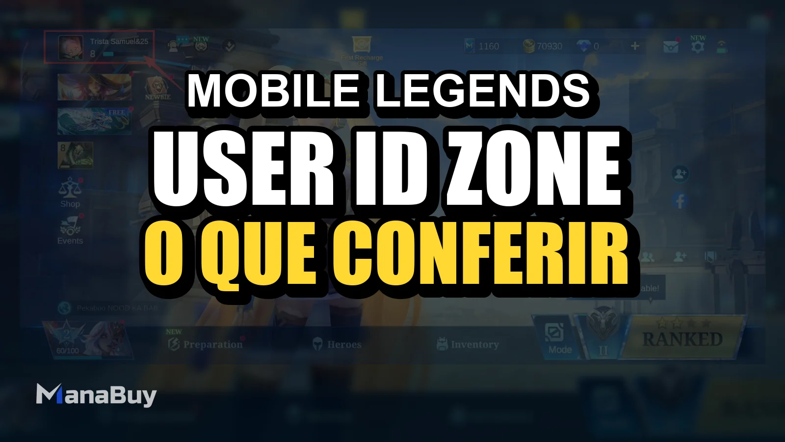 Guia de User ID e Zone ID no MLBB: o que conferir antes de recarregar Diamonds