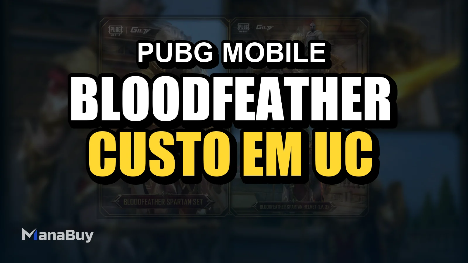 PUBG MOBILE Bloodfeather Spartan GILT Set: custo em UC e recompensas