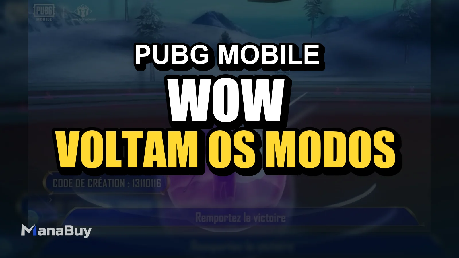 PUBG Mobile WOW: Voltam os modos Cache-Cache e Blade Ball