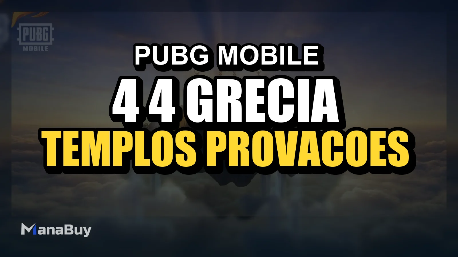 Guia PUBG MOBILE 4.4 Grécia Antiga: templos, provações e boss