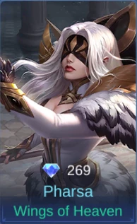 Pharsa Wings of Heaven skin card