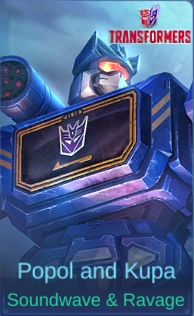 Soundwave & Ravage Popol and Kupa skin