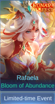 Bloom of Abundance Rafaela skin card in-game