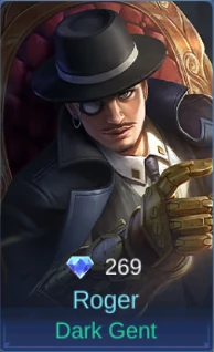 Roger Dark Gent skin card in-game screenshot