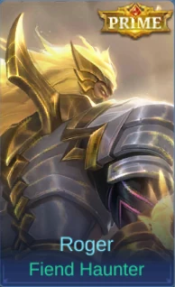Roger Fiend Haunter skin card in-game screenshot