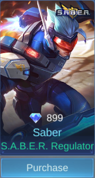S.A.B.E.R. Regulator Saber skin card