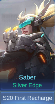 Silver Edge Saber skin card