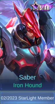 Iron Hound Saber skin card