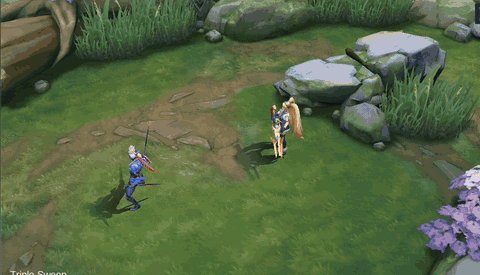 Triple Sweep in-game demonstration