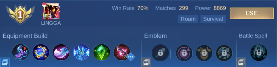 Silvanna Pro Setup rank 1 build row