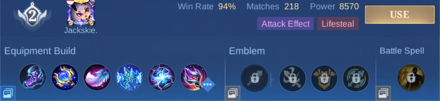 Silvanna Pro Setup rank 2 build row