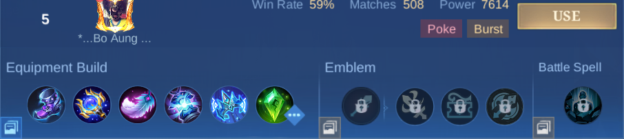 Silvanna Pro Setup rank 5 build row