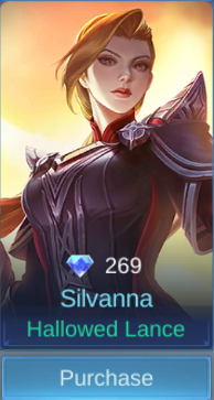 Hallowed Lance Silvanna skin card