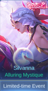 Alluring Mystique Silvanna skin card