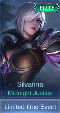 Midnight Justice Silvanna skin card