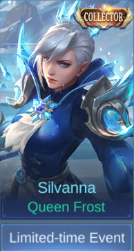 Queen Frost Silvanna skin card