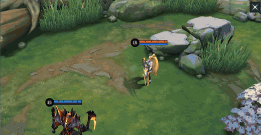 Chasm Trample demonstrated in-game