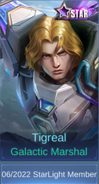 Galactic Marshal Tigreal skin card